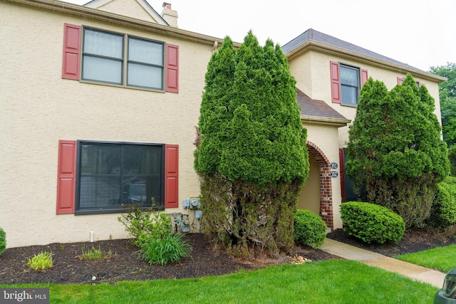 355 Norris Hall Ln Unit 355, Jeffersonville, PA 19403 - view of front of home featuring stucco siding