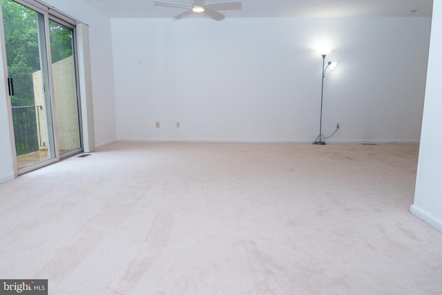 355 Norris Hall Ln Unit 355, Jeffersonville, PA 19403 - unfurnished room with carpet floors, a ceiling fan, and baseboards