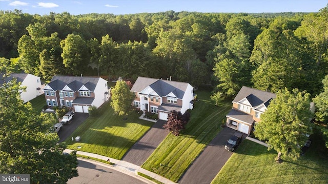 9308 Eagle Ct, Manassas Park, VA 20111 - aerial overview of property's location featuring a heavily wooded area and nearby suburban area