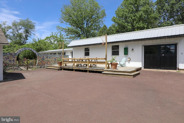 448 Old Dublin Pike, Doylestown, PA 18901 - view of patio with a wooden deck