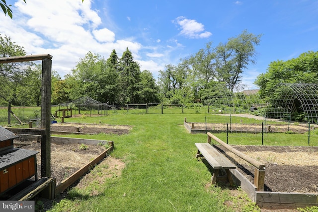 448 Old Dublin Pike, Doylestown, PA 18901 - view of yard with a vegetable garden