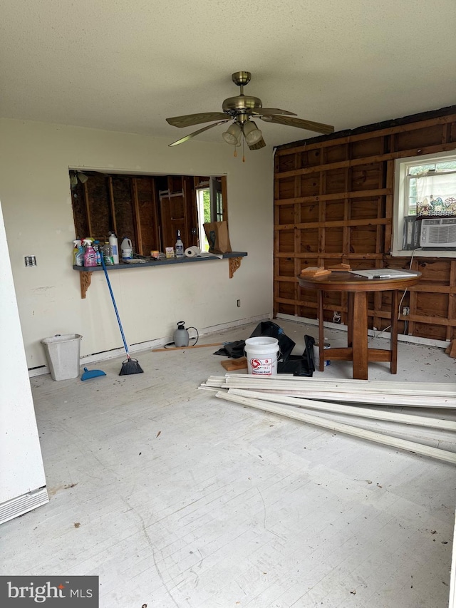 4293 Willow Grove Rd, Camden Wyoming, DE 19934 - unfurnished living room with ceiling fan