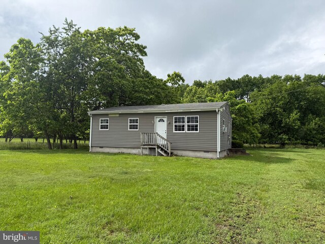 4293 Willow Grove Rd, Camden Wyoming, DE 19934 - view of front facade featuring crawl space and a front yard