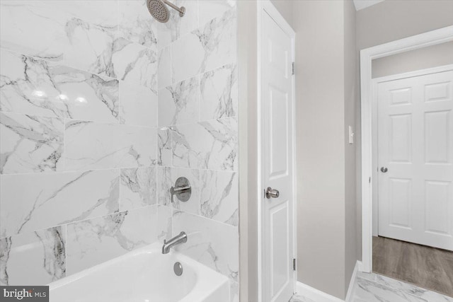 200 S Longcross Rd, Linthicum Heights, MD 21090 - bathroom with shower / bath combination and baseboards