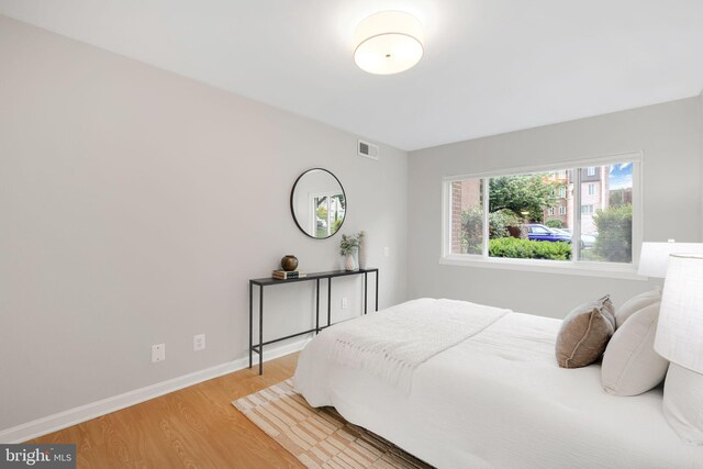5041 7th Rd S Unit 102, Arlington, VA 22204 - bedroom featuring wood finished floors and baseboards