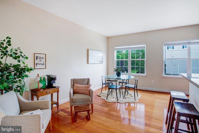 2505 Basin View Ln, Woodbridge, VA 22191 - dining room featuring light wood finished floors and baseboards