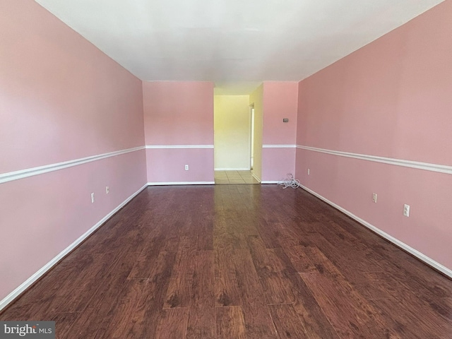9717 Kings Crown Ct Unit 201, Fairfax, VA 22031 - empty room with wood finished floors and baseboards