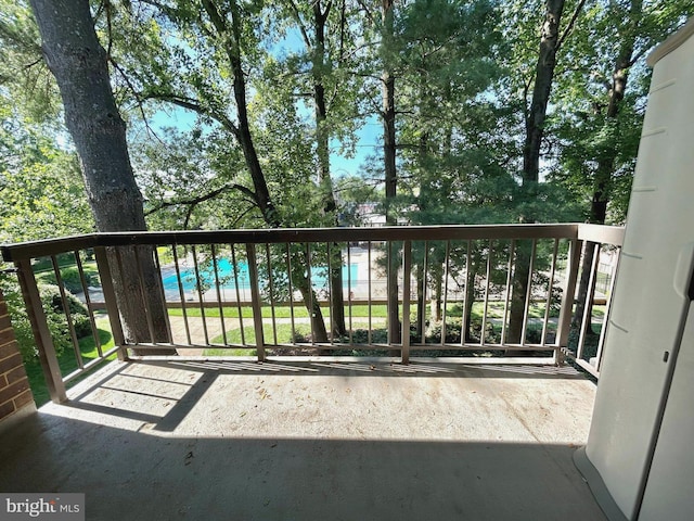 9717 Kings Crown Ct Unit 201, Fairfax, VA 22031 - view of balcony