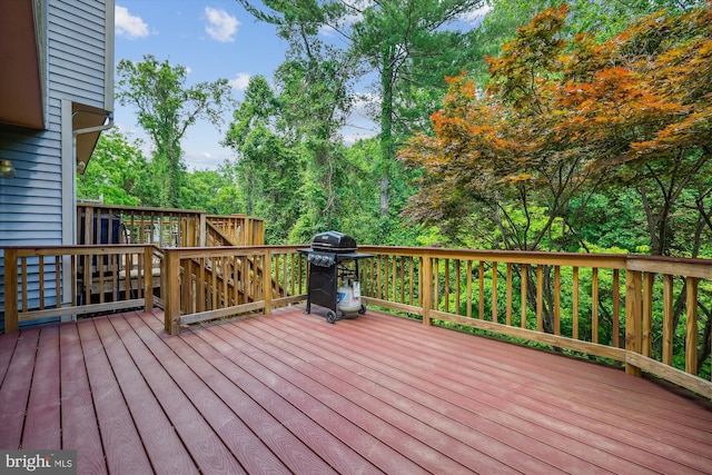 19256 Misty Meadow Ter, Germantown, MD 20874 - deck featuring a grill