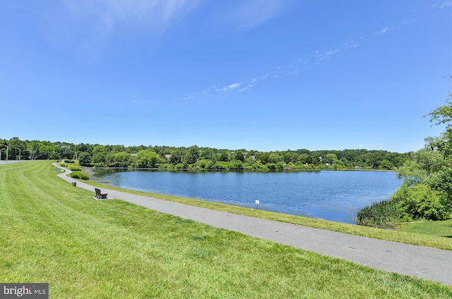 19256 Misty Meadow Ter, Germantown, MD 20874 - water view with a forest