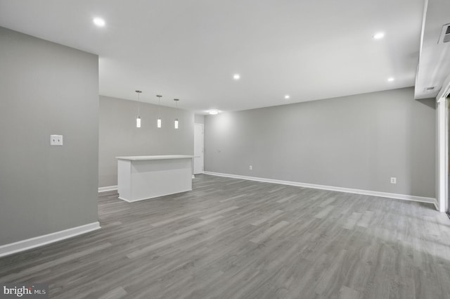 2310 Ewing Ave Unit 203, Suitland, MD 20746 - basement with wood finished floors and recessed lighting