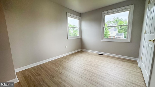 40 Marshal Ln, Willingboro, NJ 08046 - unfurnished room with baseboards and light wood-style flooring