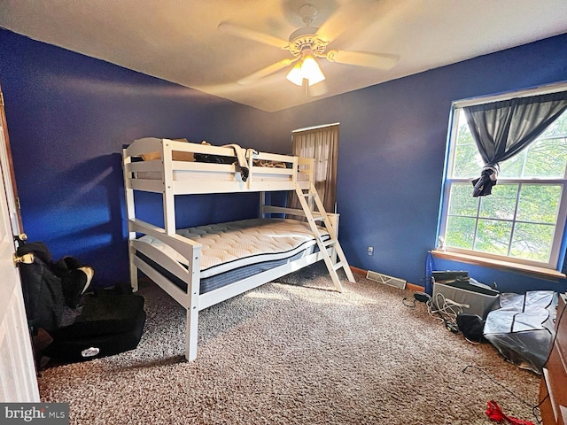 169 Fieldbrook Dr, Magnolia, DE 19962 - carpeted bedroom with baseboards and ceiling fan