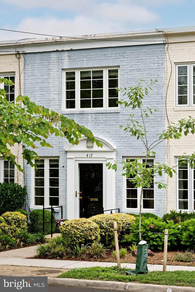 417 Gibbon St, Alexandria, VA 22314 - view of front of house with brick siding
