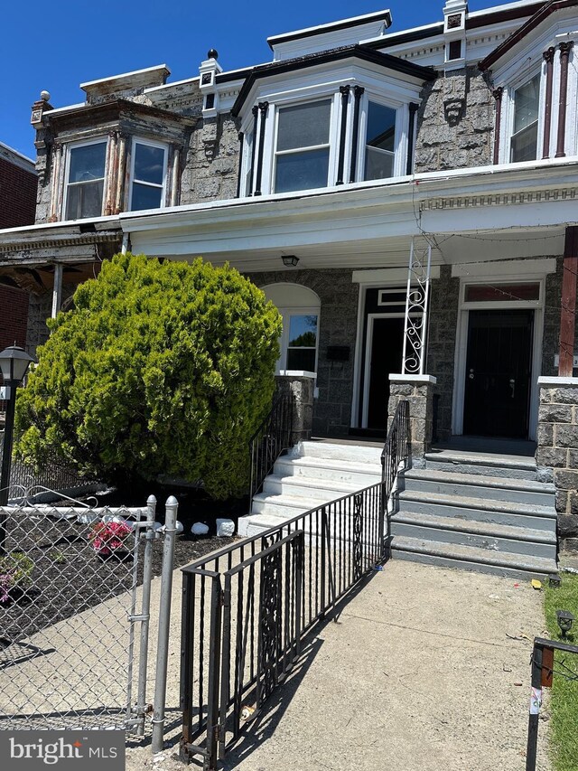 1361 Park Blvd, Camden, NJ 08103 - view of front of property featuring stone siding and covered porch