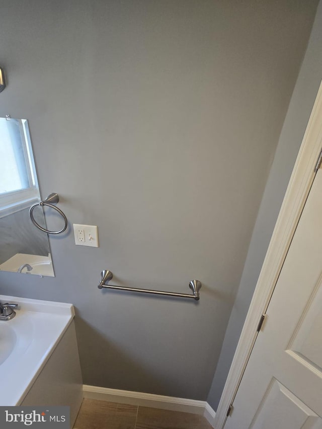 1361 Park Blvd, Camden, NJ 08103 - bathroom with baseboards and vanity