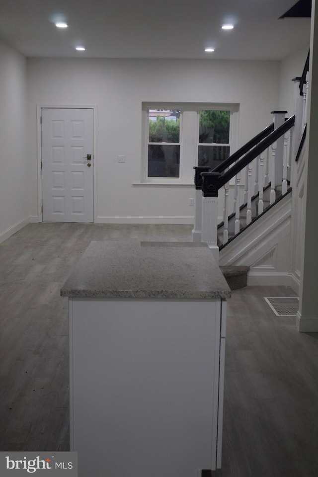 1361 Park Blvd, Camden, NJ 08103 - foyer with stairs, recessed lighting, and wood finished floors