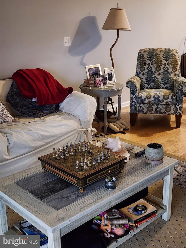 37484 Pettinaro Dr Unit 8300, Ocean View, DE 19970 - living area with wood finished floors and baseboards