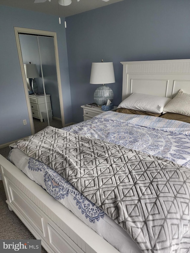 37484 Pettinaro Dr Unit 8300, Ocean View, DE 19970 - carpeted bedroom with a closet and baseboards