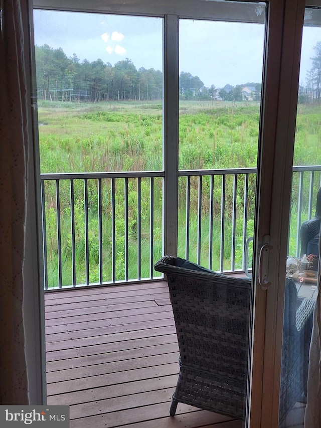 37484 Pettinaro Dr Unit 8300, Ocean View, DE 19970 - wooden deck featuring a view of rural / pastoral area