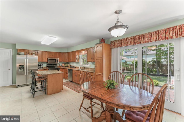 614 Timber Wood Blvd, Newark, DE 19702 - dining area featuring light tile patterned flooring