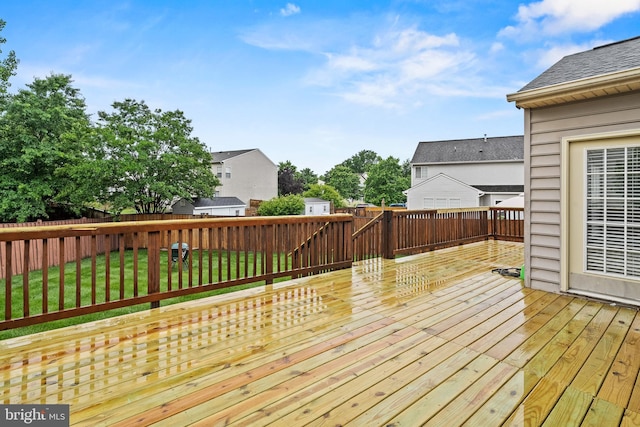 10000 Umbrella Pl, Nokesville, VA 20181 - view of wooden terrace