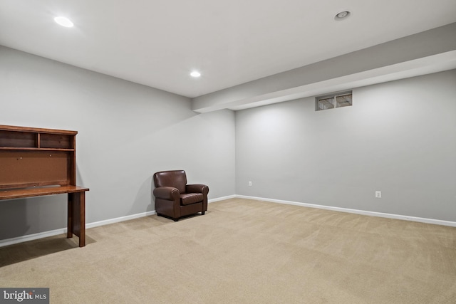 10000 Umbrella Pl, Nokesville, VA 20181 - unfurnished room with carpet flooring, recessed lighting, and baseboards