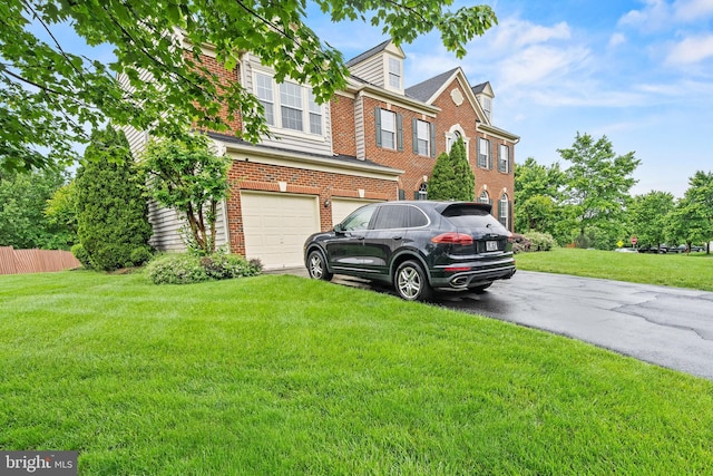 10000 Umbrella Pl, Nokesville, VA 20181 - view of front of house featuring an attached garage, brick siding, and driveway
