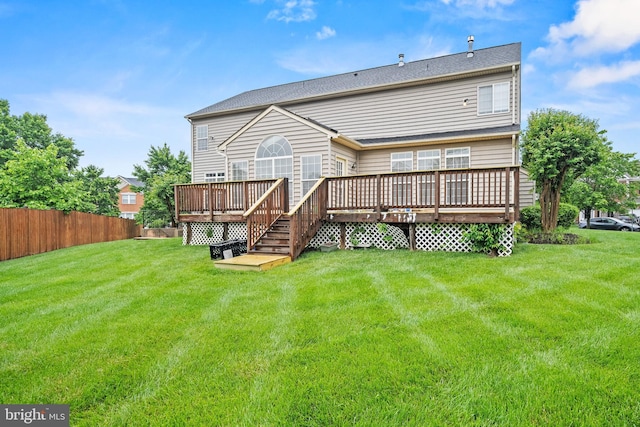 10000 Umbrella Pl, Nokesville, VA 20181 - back of property featuring a deck