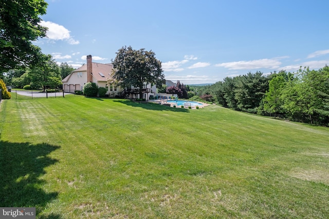 1224 Highland Dr, Orefield, PA 18069 - view of yard with an outdoor pool