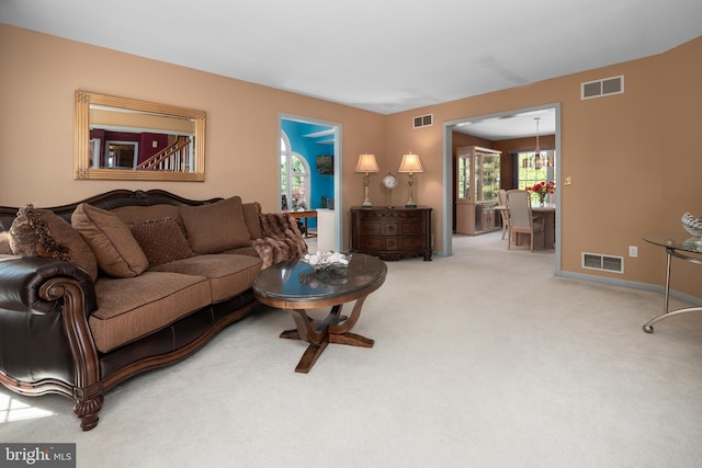1224 Highland Dr, Orefield, PA 18069 - carpeted living room featuring baseboards
