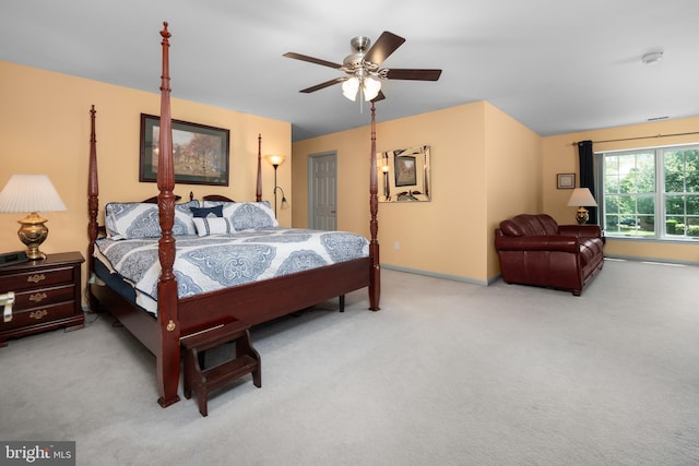 1224 Highland Dr, Orefield, PA 18069 - bedroom with carpet, baseboards, and ceiling fan