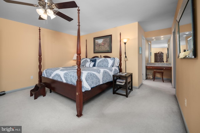1224 Highland Dr, Orefield, PA 18069 - carpeted bedroom featuring ceiling fan and baseboards