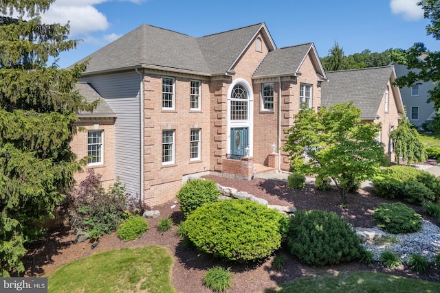 1224 Highland Dr, Orefield, PA 18069 - colonial home featuring brick siding and roof with shingles