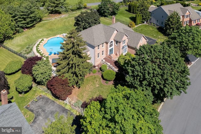 1224 Highland Dr, Orefield, PA 18069 - aerial view of a pool