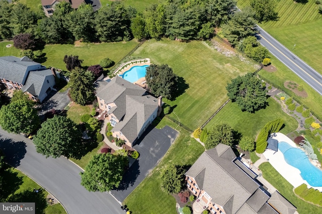 1224 Highland Dr, Orefield, PA 18069 - aerial view of a pool area