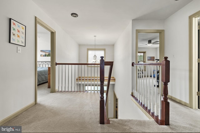 6133 Jennifer Ln, Spring Grove, PA 17362 - corridor with carpet floors, an upstairs landing, and baseboards