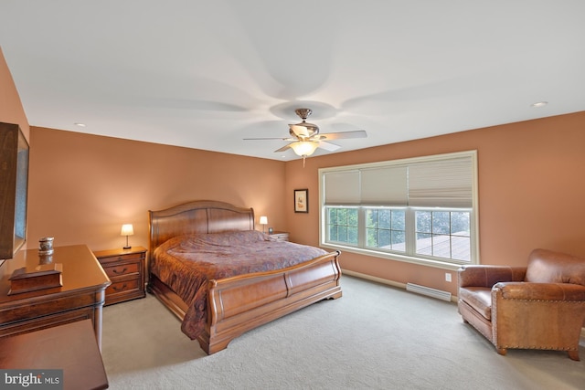 6133 Jennifer Ln, Spring Grove, PA 17362 - bedroom with carpet floors, baseboards, and a ceiling fan