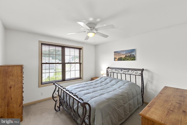 6133 Jennifer Ln, Spring Grove, PA 17362 - carpeted bedroom with baseboards and ceiling fan