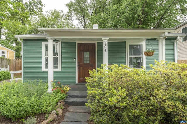 304 NW 11th St, Charlottesville, VA 22903 - view of front of property featuring covered porch