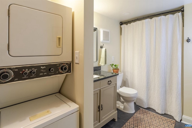 304 NW 11th St, Charlottesville, VA 22903 - washroom featuring estacked washer and dryer