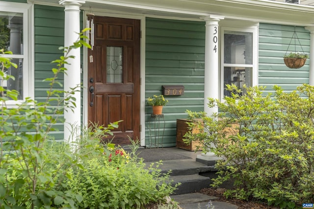 304 NW 11th St, Charlottesville, VA 22903 - view of exterior entry featuring a porch