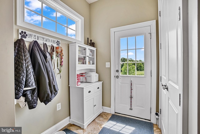 18604 Wild Raspberry Dr, Purcellville, VA 20132 - mudroom featuring baseboards