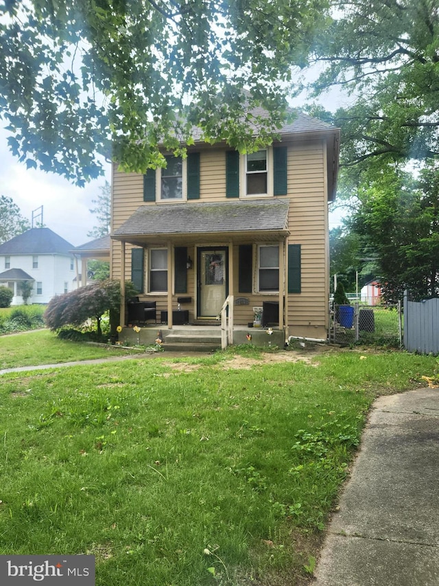 230 New Jersey Rd, Brooklawn, NJ 08030 - view of front facade with a porch