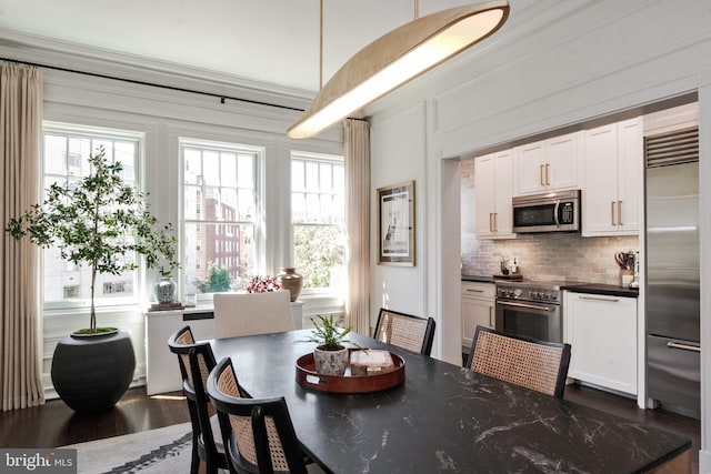 1901 Wyoming Ave NW Unit 40, Washington, DC 20009 - dining room with dark wood finished floors