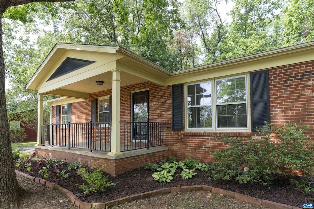 116 Lupine Ln, Charlottesville, VA 22911 - view of front of house with a porch and brick siding