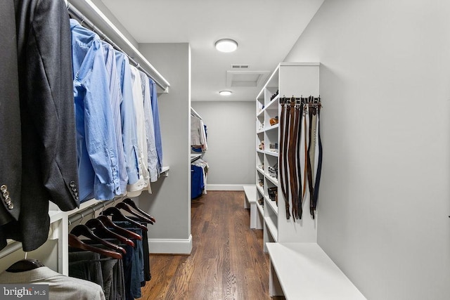 1601 E Ave, Mclean, VA 22101 - walk in closet featuring attic access and wood finished floors