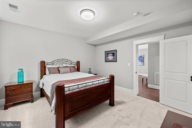 1601 E Ave, Mclean, VA 22101 - bedroom with light carpet and baseboards