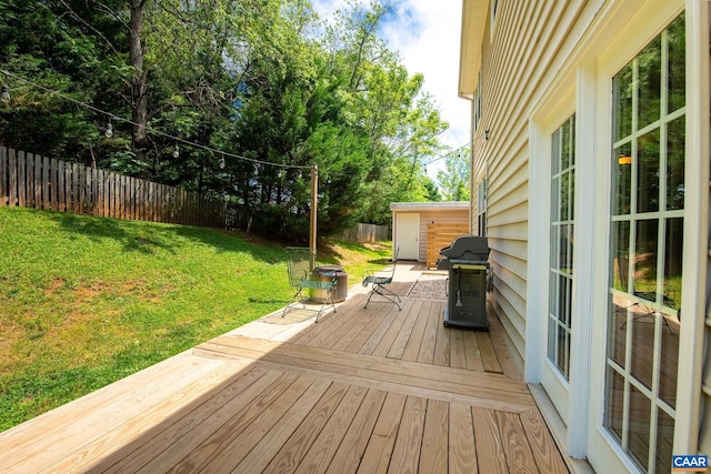 5301 Little Fox Ln, Charlottesville, VA 22903 - deck with a grill