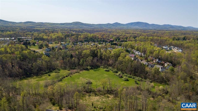 5301 Little Fox Ln, Charlottesville, VA 22903 - view of property location with a forest and mountains